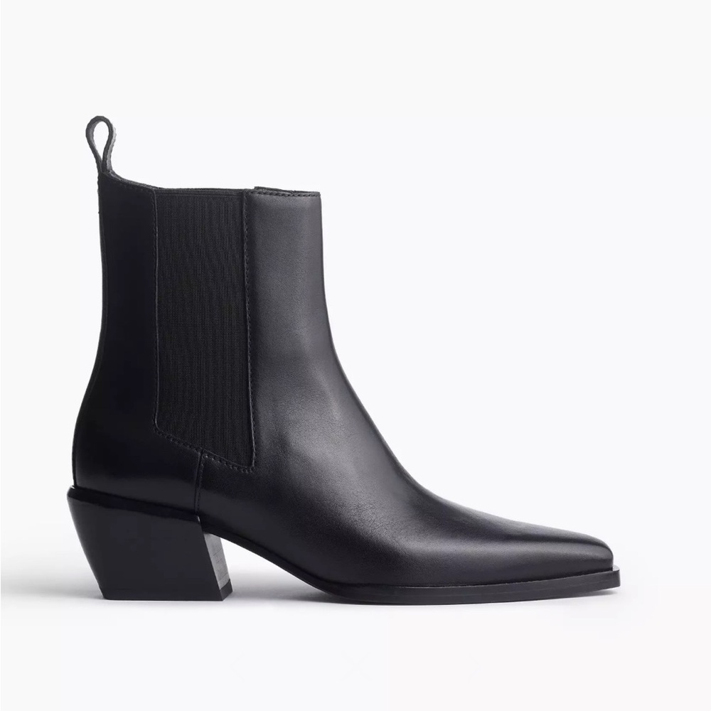 Rag and Bone Joni Leather Chelsea Boots 39 black - Picture 2 of 8